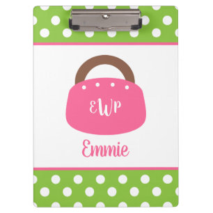 Monogrammed Bermuda Bag Personalised Clipboard