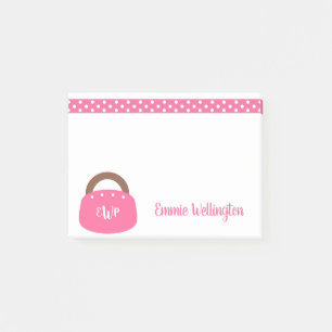 Monogrammed Bermuda Bag Post-it Notepad