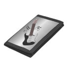 Monogrammed Black Electric Guitar