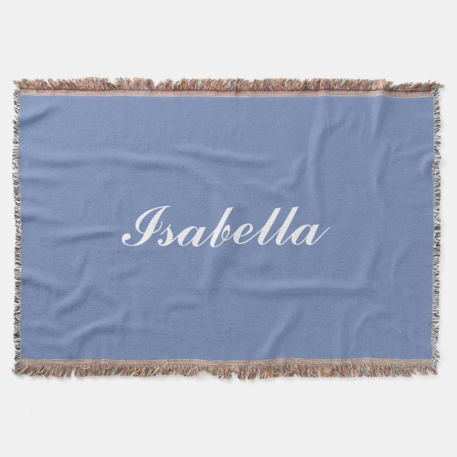 Monogrammed blanket (Front)