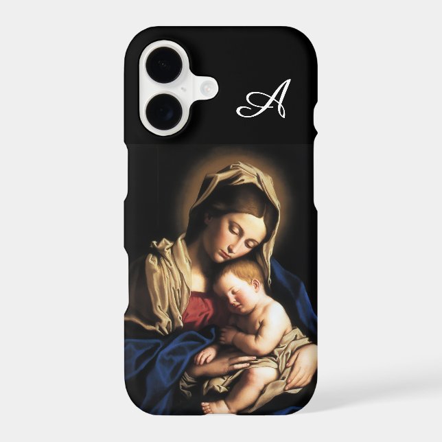 Monogrammed Blessed Virgin Mary (Back)