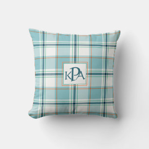 Monogrammed Blue Sky Dreamin' Cushion