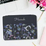 Monogrammed Blue Watercolor Wildflower Garden iPad Air Cover<br><div class="desc">Add a personal touch to your iPad with our Monogrammed Blue Watercolor Wildflower Garden Cover. Embrace the beauty of blue cornflowers—perfect for floral and blue colour enthusiasts seeking a modern,  elegant look.</div>