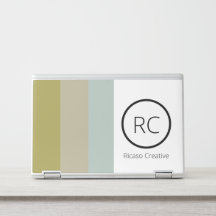 Monogrammed Bold Colourful Panels Personalised