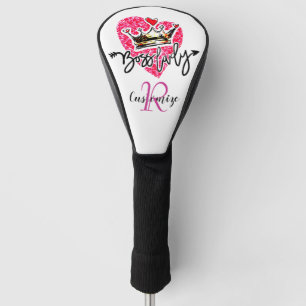 Monogrammed Boss Lady Golf Head Cover