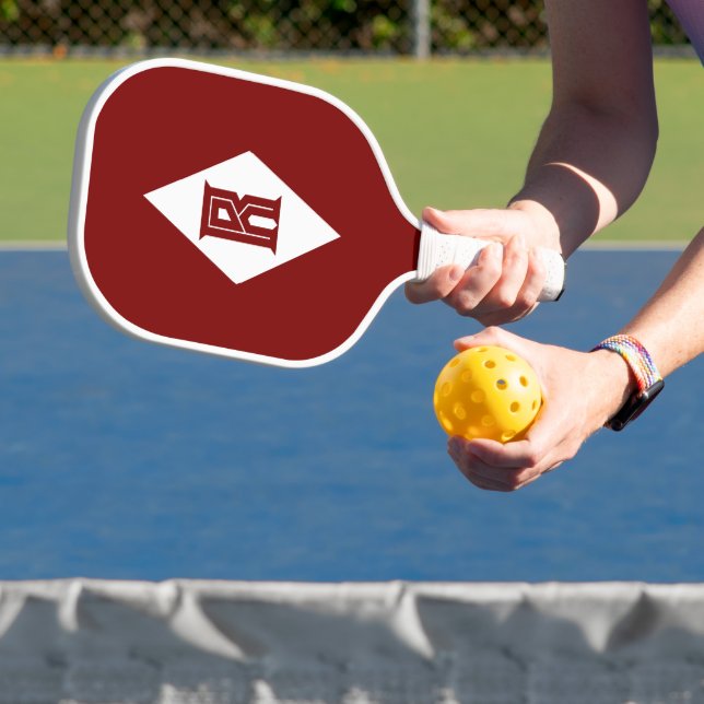 Monogrammed Burgundy  Pickleball Paddle (Insitu)