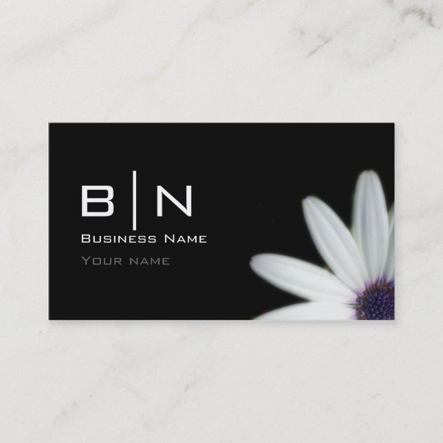 Monogrammed Business Card (Front)