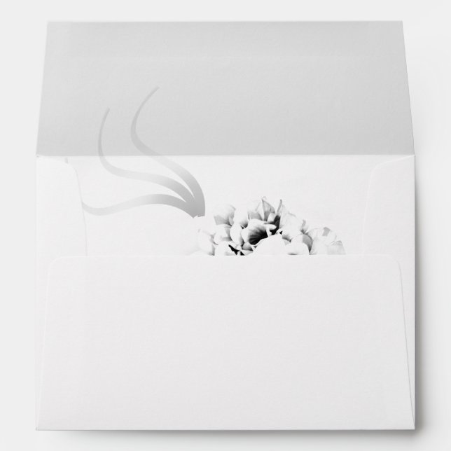 Monogrammed Catholic Wedding Envelope (Back (Bottom))