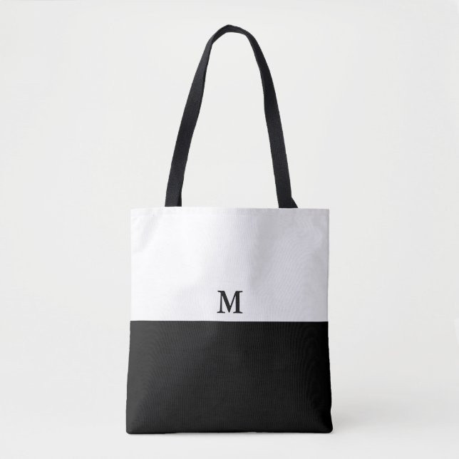 Monogrammed | Chic Tote Bag (Front)