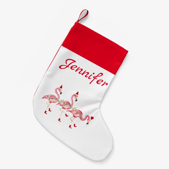 Monogrammed Christmas Stocking (Front (Hanging))