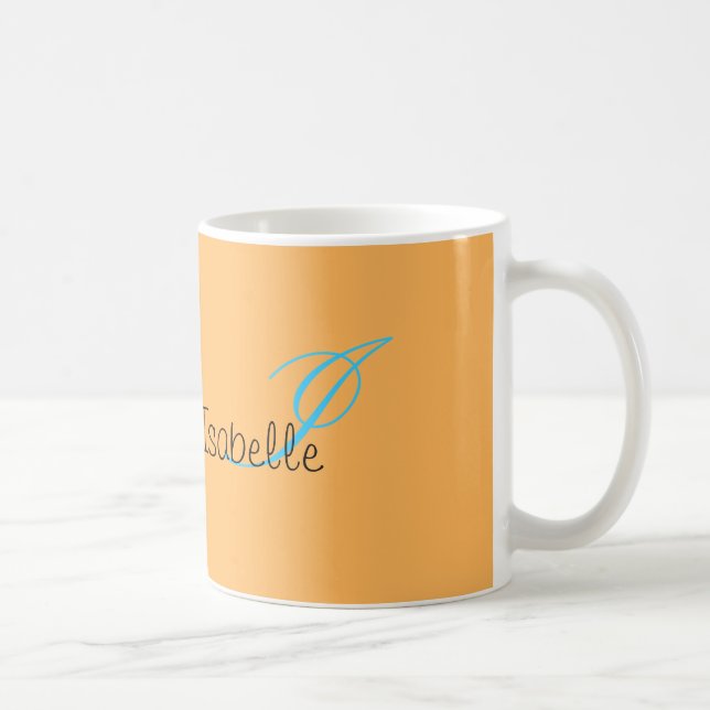 Monogrammed Coffee Mug (Right)