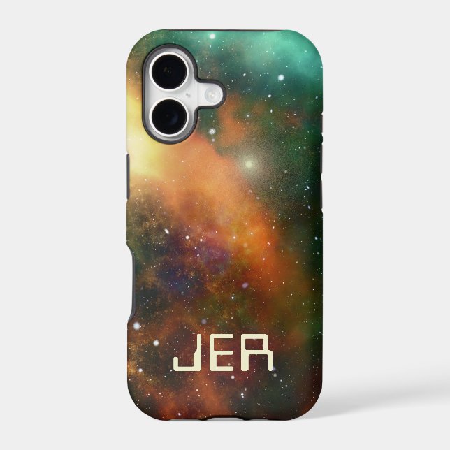 Monogrammed Custom Cosmic Cosmos Space Galaxy (Back)