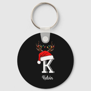 Monogrammed Family Christmas Matching Outfits _2 Key Ring