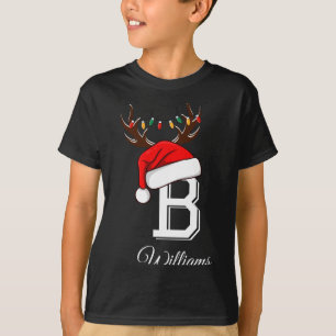 Monogrammed Family Christmas Matching Outfits _3 T-Shirt