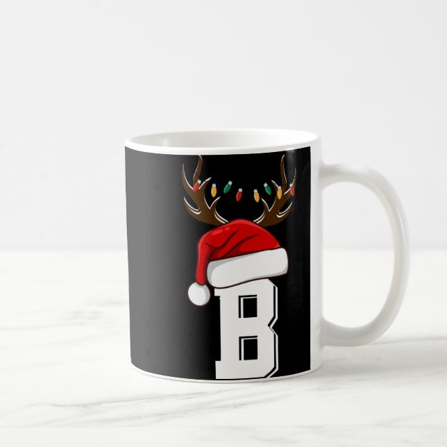 Monogrammed Family Christmas Matching Outfits T Sh Coffee Mug (Right)