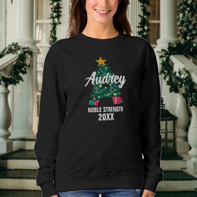 Monogrammed Family Christmas Name Initial Meaning Sweatshirt (Creator Uploaded)