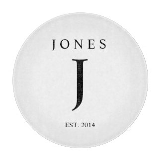 Monogrammed Family Inital Cutting Board