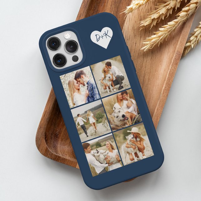 Monogrammed Gallery of 8 Personalised Photos Case-Mate iPhone Case (Creator Uploaded)