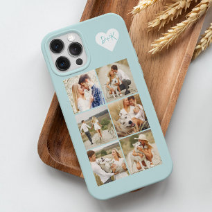 Monogrammed Gallery of 8 Personalised Photos iPhone 15 Pro Max Case