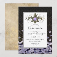 Monogrammed Gemstone Mermaid Quinceañera