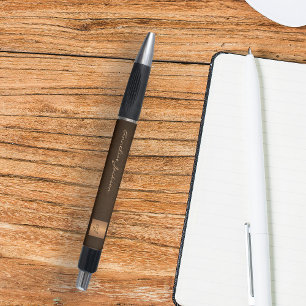 Monogrammed gold elegant name script