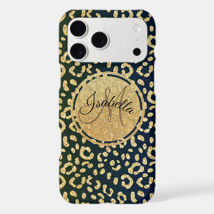 Monogrammed Gold Leopard-skin Spots