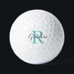 Monogrammed Golf Balls<br><div class="desc">Celebrate the special golfer in your life with these lovely monogrammed golf balls!</div>