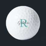 Monogrammed Golf Balls<br><div class="desc">Celebrate the special golfer in your life with these lovely monogrammed golf balls!</div>
