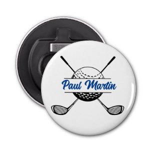 Monogrammed Golf Balls Bottle Opener