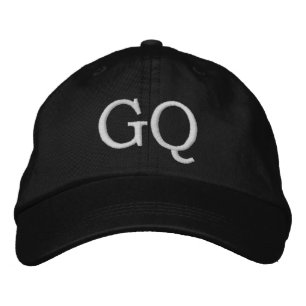 MONOGRAMMED GQ HAT