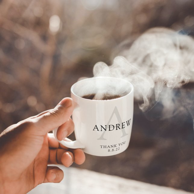 Monogrammed Groom Thank You Mug (Creator Uploaded)