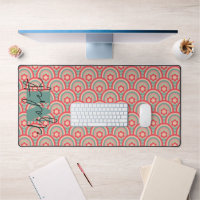 Monogrammed Groovy Geometric Floral