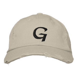 MONOGRAMMED HATS