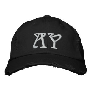 MONOGRAMMED HATS