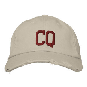 MONOGRAMMED HATS