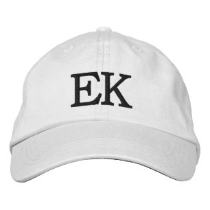 MONOGRAMMED HATS