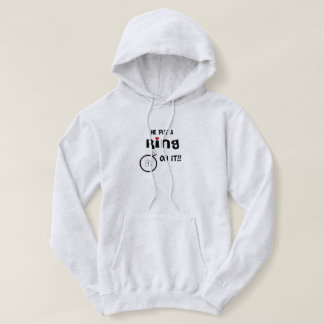 Monogrammed He put a Ring on it Hoodie