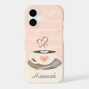 Monogrammed Heart Coffe Cup