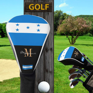 Monogrammed & Honduras Flag Golf Clubs Covers