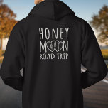 Monogrammed Honeymoon Road Trip Newlywed  Mens  Hoodie<br><div class="desc">Congrats on your wedding! 🎉 Your new love is going to keep you cosy,  just like this hoodie will. 💖 Customise the paired hearts with your initials and cherish your shared journey in life. Enjoy the road trip of togetherness!💑</div>