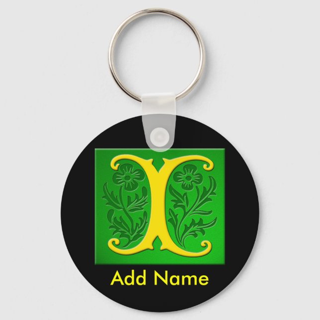 Monogrammed Keychain (Front)
