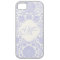Monogrammed Lavender Floral Damask