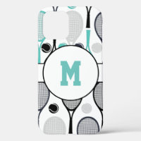 Monogrammed Letter Player Name Personalised Tennis