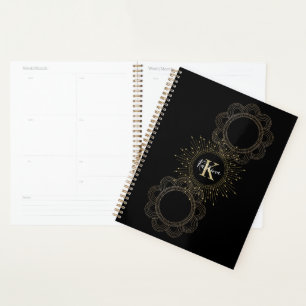 Monogrammed Mandala Planner