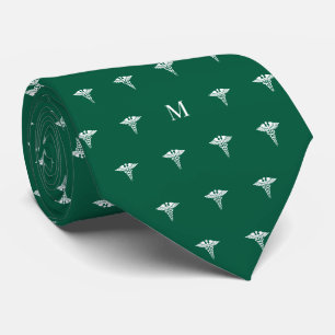 Monogrammed Medical Doctor Med School Graduation Tie