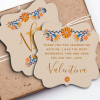 Monogrammed Mexican Floral Western Boho