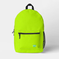 Monogrammed Modern Chic Lime Green