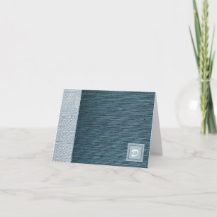 Monogrammed Modern Design Notecards