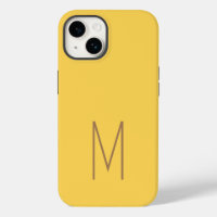 Monogrammed Modern Plain Initial