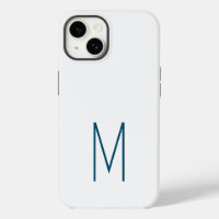 Monogrammed Modern Plain Initial